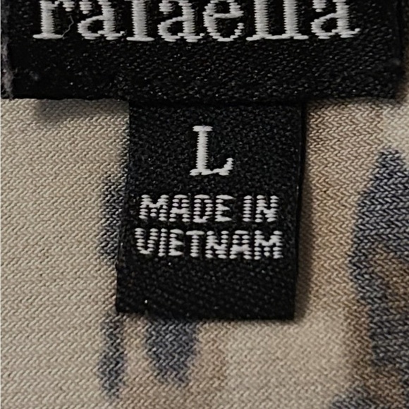 Rafaella Cream Sheath Dress with Flutter Cap Sleeves Size L - Picture 14 of 14